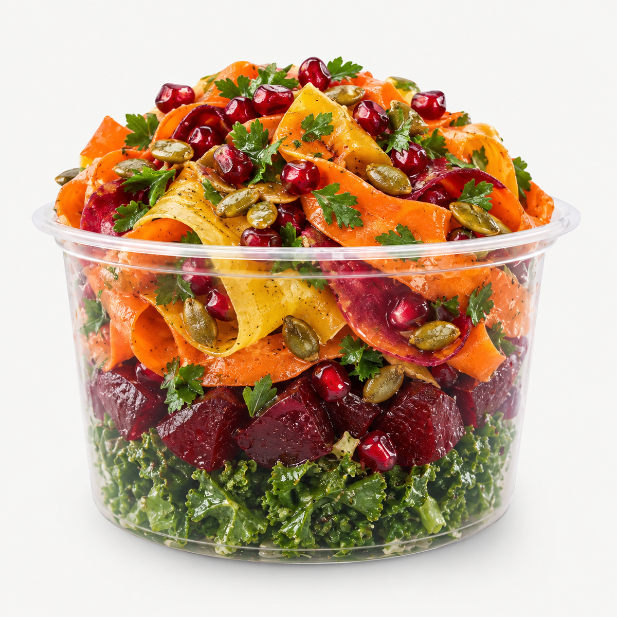 Carrot Beet Pomegranate Salad