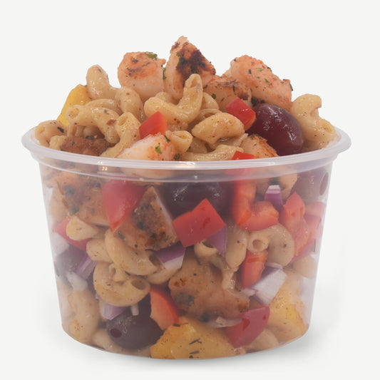 Caribbean Shrimp Pasta Salad.