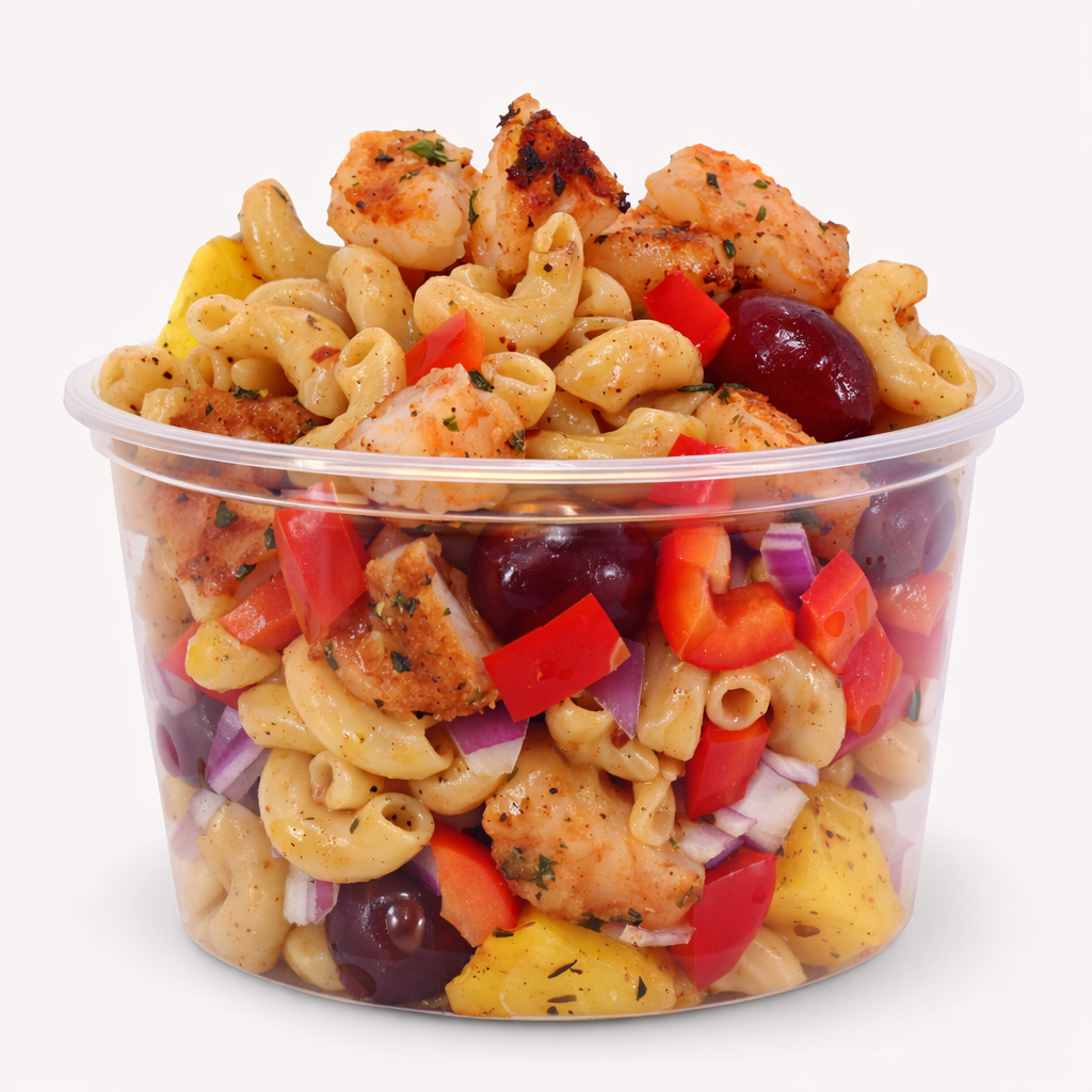 Caribbean Shrimp Pasta Salad