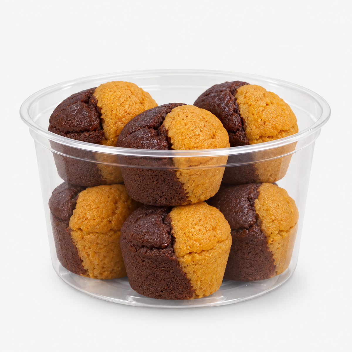 Chocolate Pumpkin Muffins.