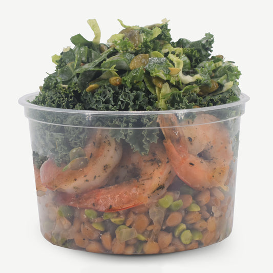 Green Goddess Shrimp.